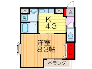 ＰＡＬ ＣＯＵＲＴ片鉾本町の物件間取画像